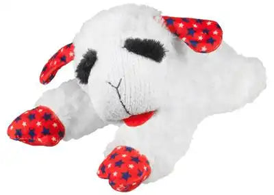 Patriotic Lambchop Plush Dog Toy