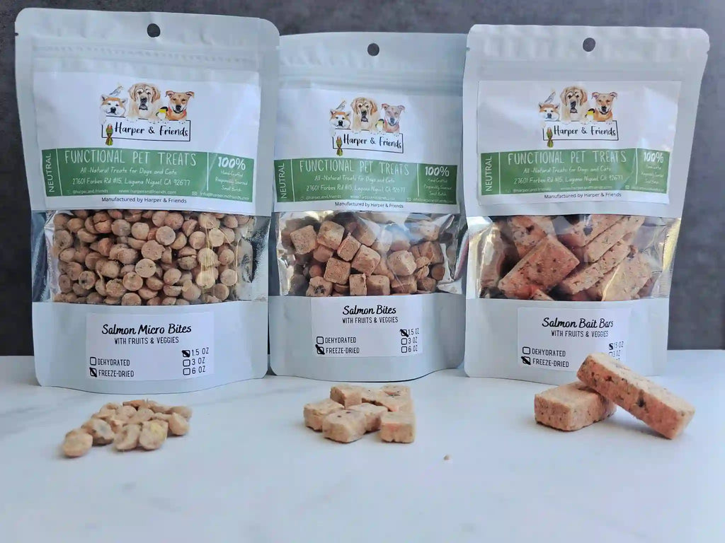 Dehydrated salmon outlet dog treats